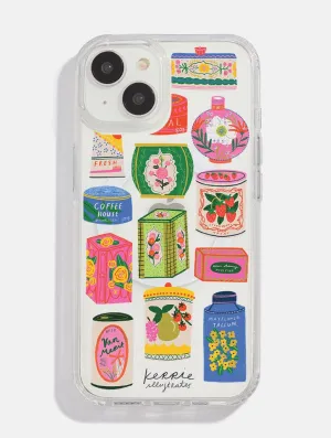 Kerrie Illustrates x Skinnydip Vintage Tins MagSafe iPhone Case Light Edge