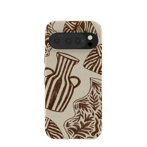 Elegant Pattern Design Protective Frame Design London Fog Clay Works Google Pixel 10/10 Pro Case