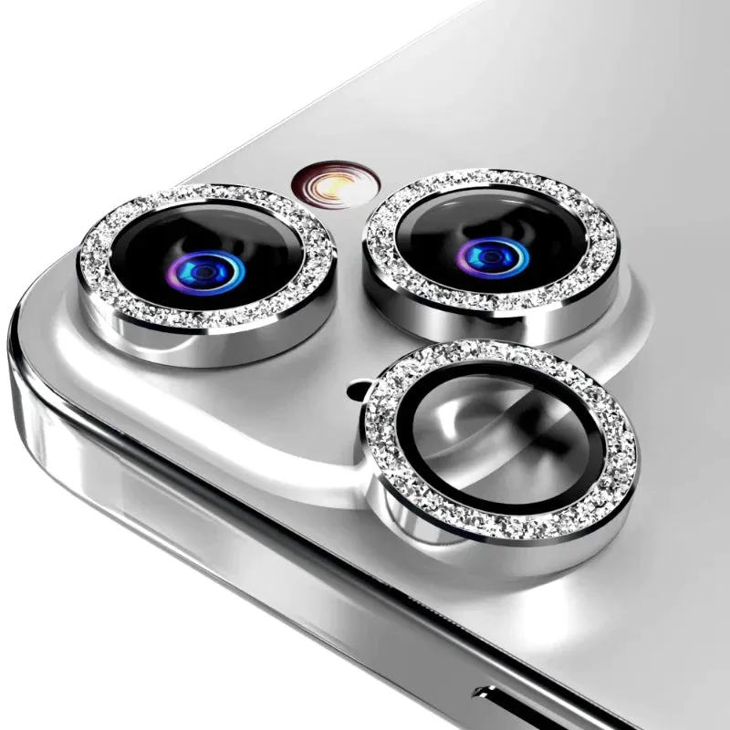 Modern Texture Elegant Build Apple iPhone 14 Plus (2022) Camera Lens Protector Glitter Powder Lens