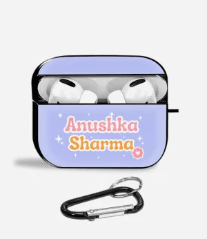 Soft Matte Coating fashion neon airpods shell JazzJoy Custom Name Airpods Glass Case