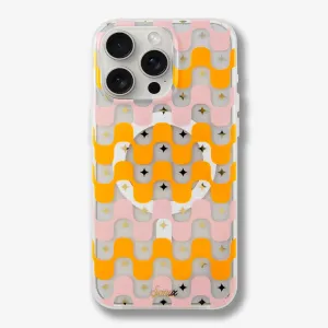 Flexible Surface Texture Vivid Surface Detail Retro Stripe MagSafe? Compatible iPhone Case