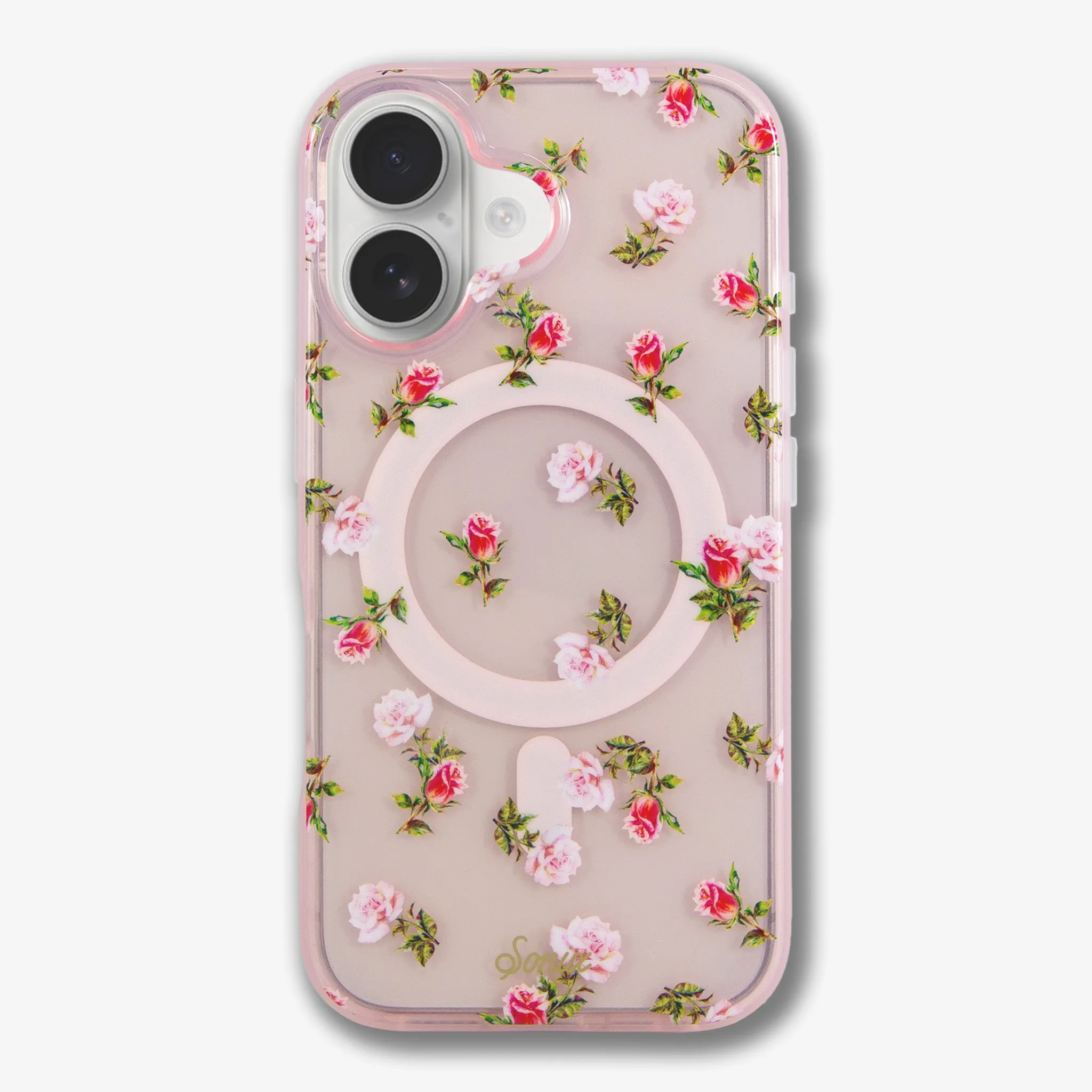 Vivid colors Urban Texture Roses are Red MagSafe? Compatible iPhone Case