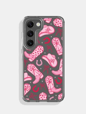 Coquette Cowgirl Android Case Matte Texture Surface
