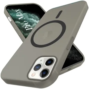 Car Accessory Refined Edge For Apple iPhone 11 Pro Max Back Cover Case (Frosted Matte Feel | MagSafe Compatible Wireless Charging | Polycarbonate Material)