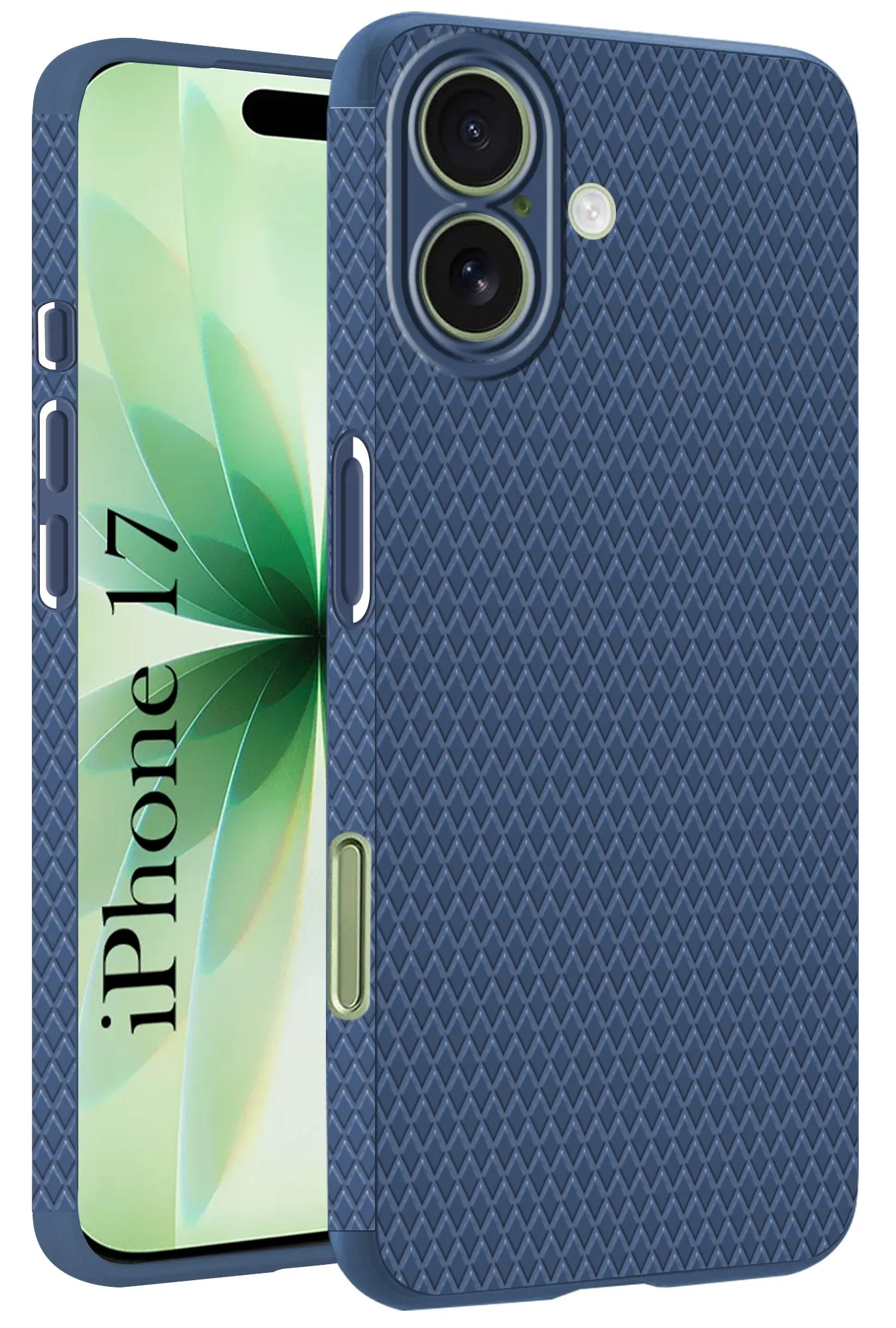 For Apple iPhone 17 Back Cover Case (Camera Protection | Side Grip Texture | Soft and Flexible) Perfect Fit