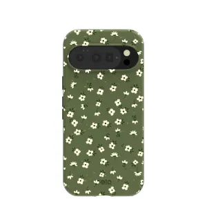 Glossy Finish Look Forest Floor Ditzy Greens Google Pixel 10/10 Pro Case