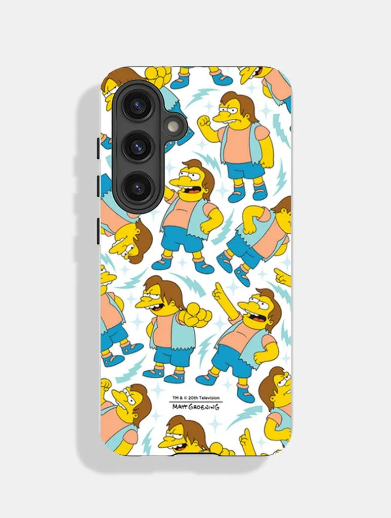 Luxury Surface Layer Student Friendly The Simpsons Nelson Ultra Protective Android Case