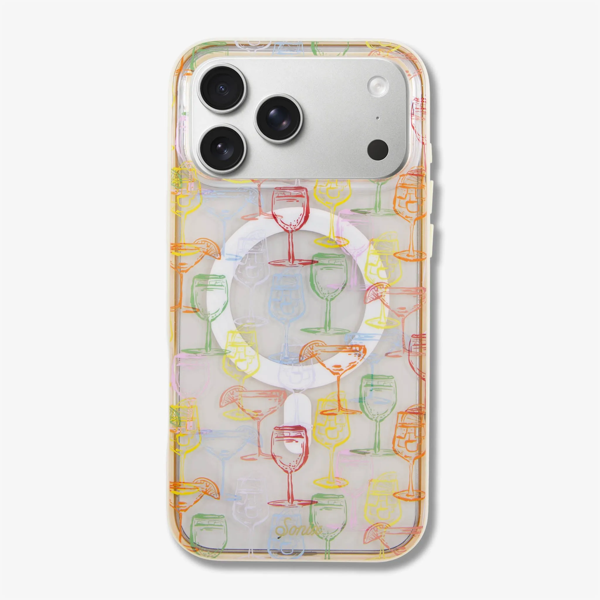 Wine All Day MagSafe? Compatible iPhone Case Urban Style Flexible Pattern