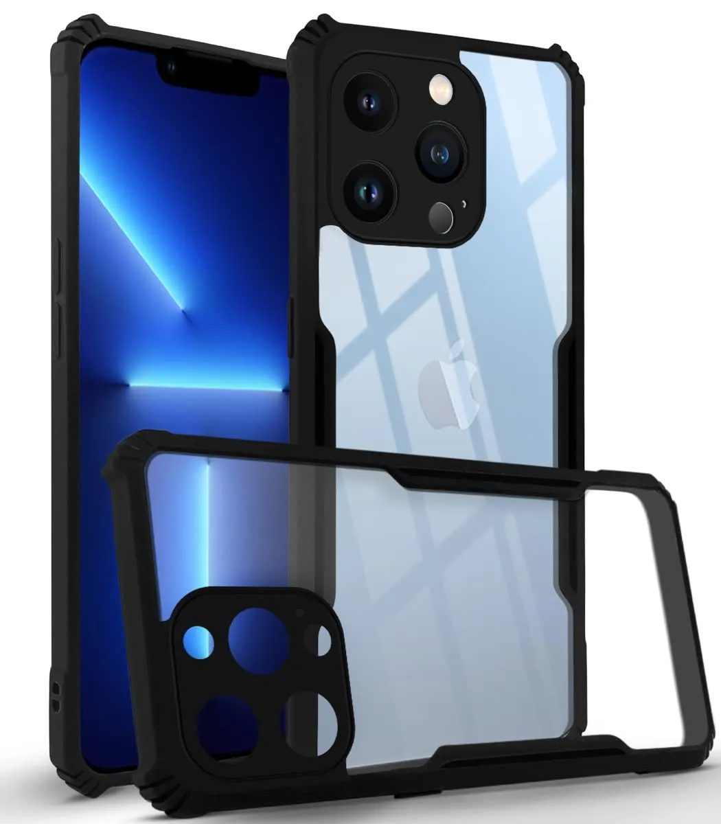 Enhanced Durability Soft Finish For Apple iPhone 13 Pro Max Back Cover Case (Textured Grip Design | Camera Protetion | Slim and Light Weight | Soft Touch and Feel)