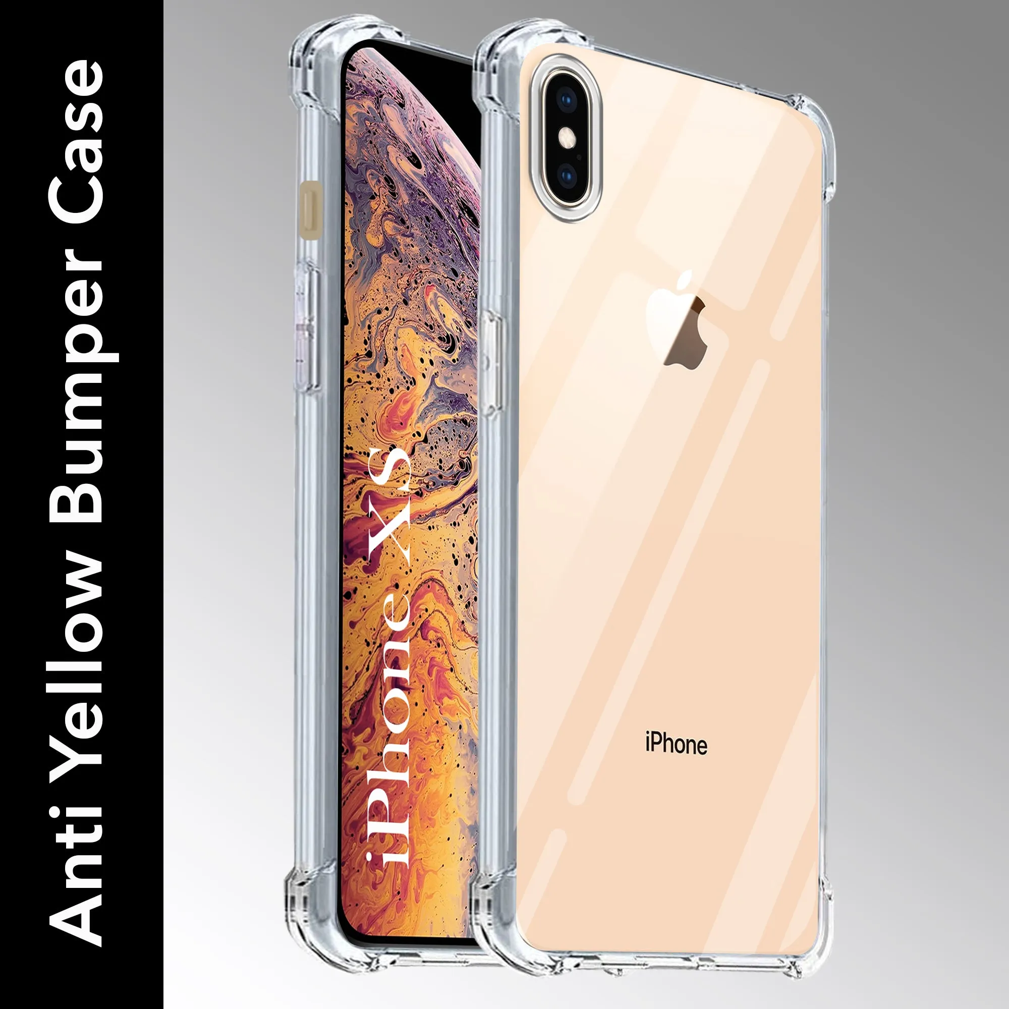 For Apple iPhone Xs  Back Cover (Shockproof Crystal Clear Case |  Drop & Camera Protection | Hard Polycarbonate) Gloss Finish