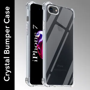 Lightweight Build Quality For Apple iPhone 7 | iPhone 8 Back Cover (Shockproof Crystal Clear Case |  Drop & Camera Protection | Hard Polycarbonate)