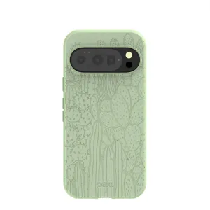 Scratch Barrier Sage Green Cacti Google Pixel 10/10 Pro Case