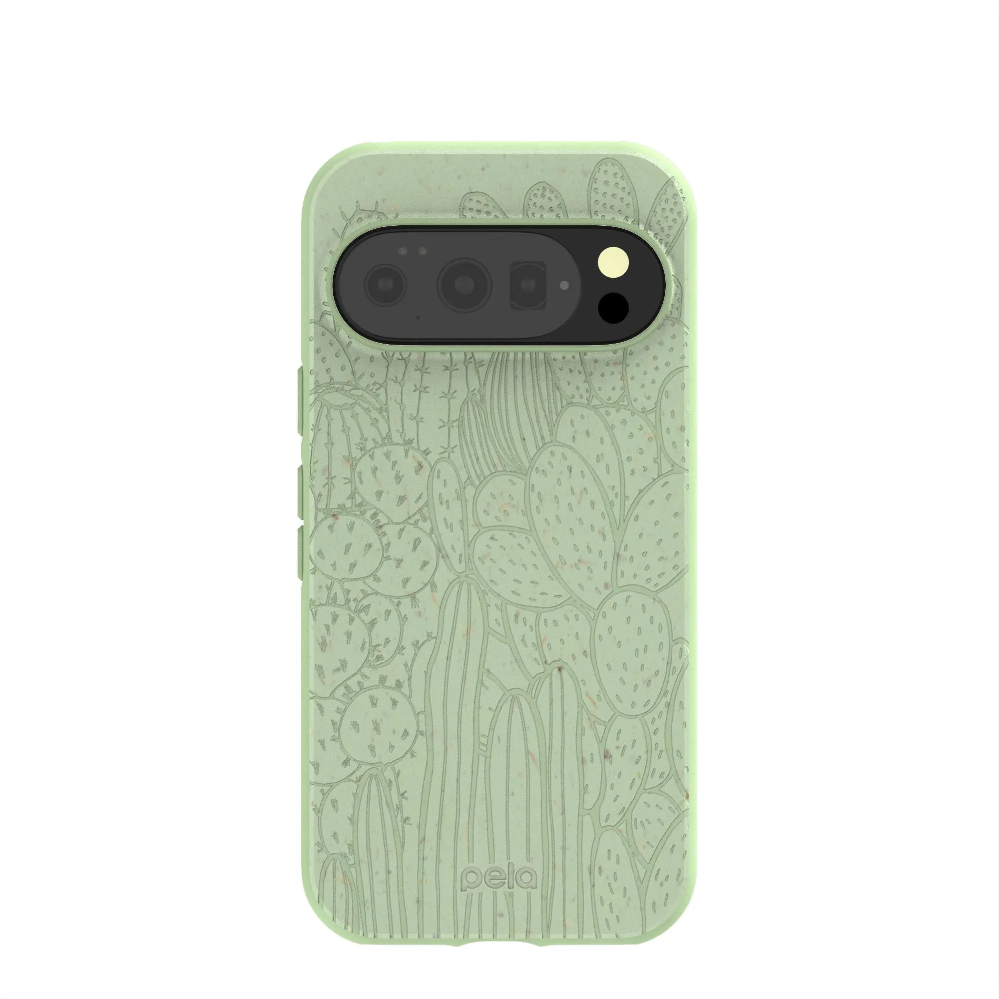 Scratch Barrier Sage Green Cacti Google Pixel 10/10 Pro Case