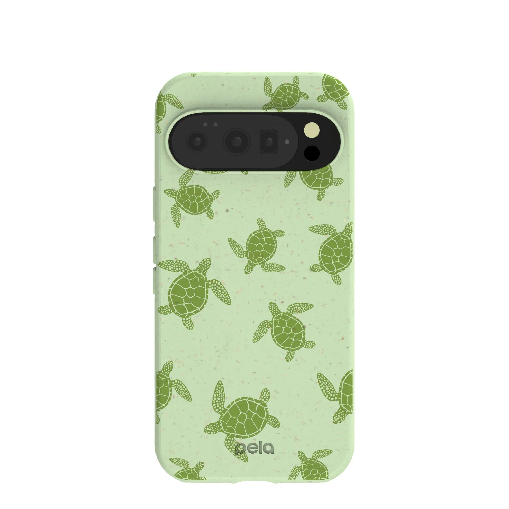 Sage Green Tiny Turtles Google Pixel 10/10 Pro Case Anti Shock