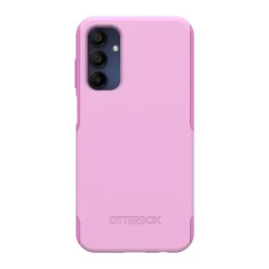 Samsung Galaxy A15 5G Otterbox Commuter Lite Series Case - Pink - Run Wildflower Hand Feel everyday elegance