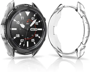 Samsung Galaxy Watch 3 45mm Case (Transparent) Luxury Design