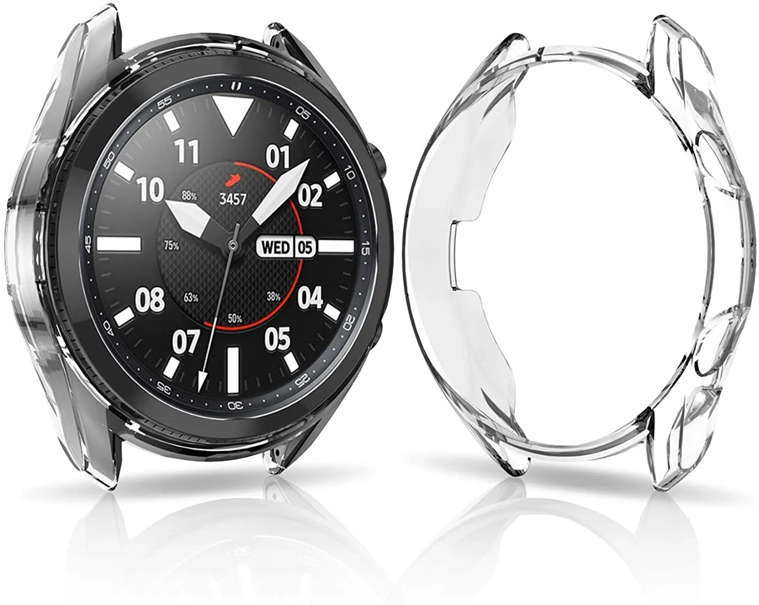 Samsung Galaxy Watch 3 45mm Case (Transparent) Luxury Design