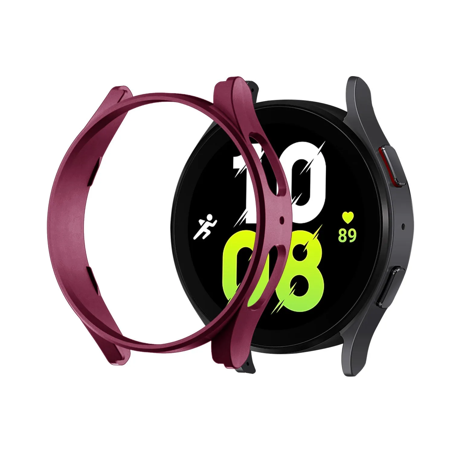Samsung Galaxy Watch 5 44mm PC Hard Case (Burgundy) Samsung Watch Compatible
