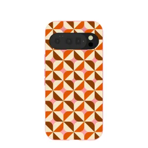 Minimal Comfort Soft Layer Bubblegum Pink Groovy Tiles Google Pixel 10/10 Pro Case