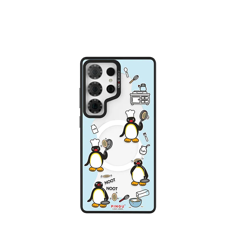 Pingu Cooking Imagisnap Patterned Design