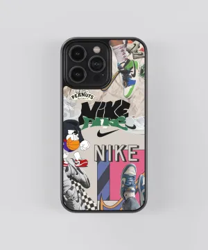Minimal Form Nike Abstract Glass Phone Case Cover