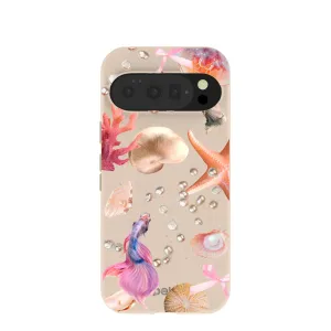 Seashell Aqua Dreams Google Pixel 10/10 Pro Case Soft Grip Layer