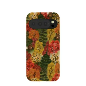 Seashell Cabins in the Woods Google Pixel 10/10 Pro Case Non Slip Durable structure