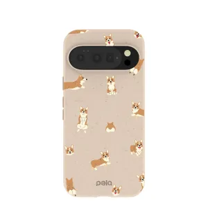 Tough Exterior Seashell Corgi Cuties Google Pixel 10/10 Pro Case
