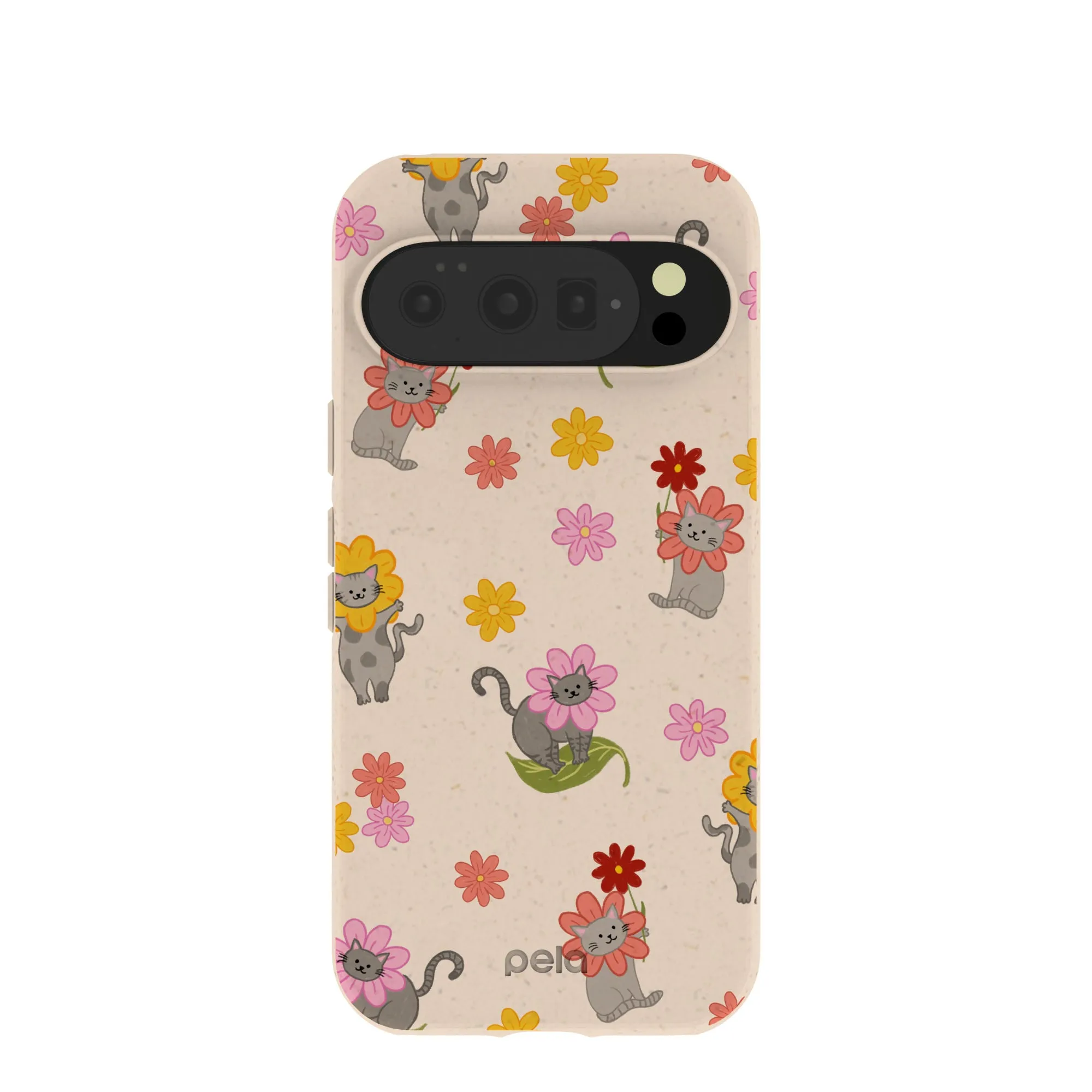 Minimalist Aesthetic Everyday Comfort Seashell Flower Cats Google Pixel 10/10 Pro Case