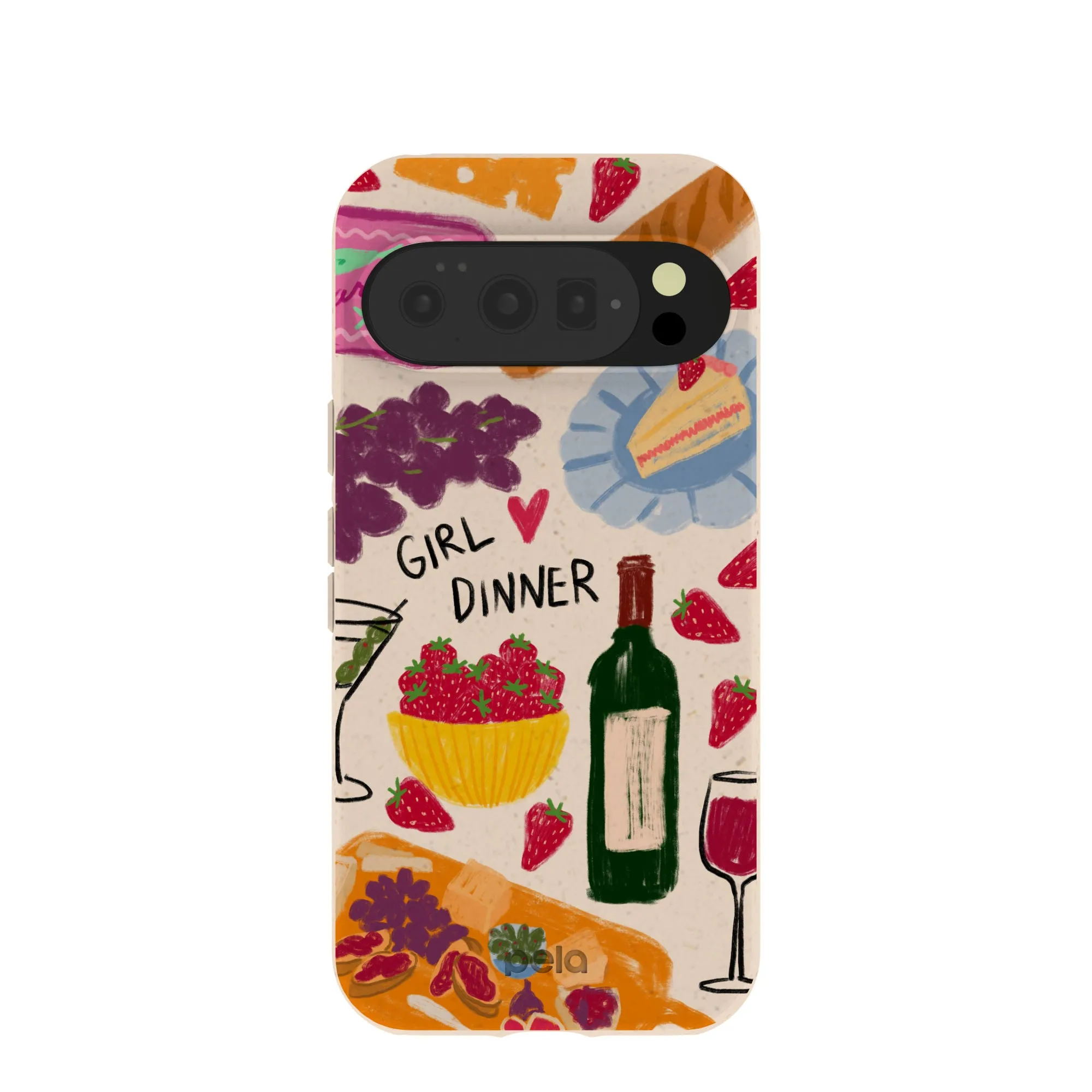 Seashell Girl Dinner Google Pixel 10/10 Pro Case slim fit