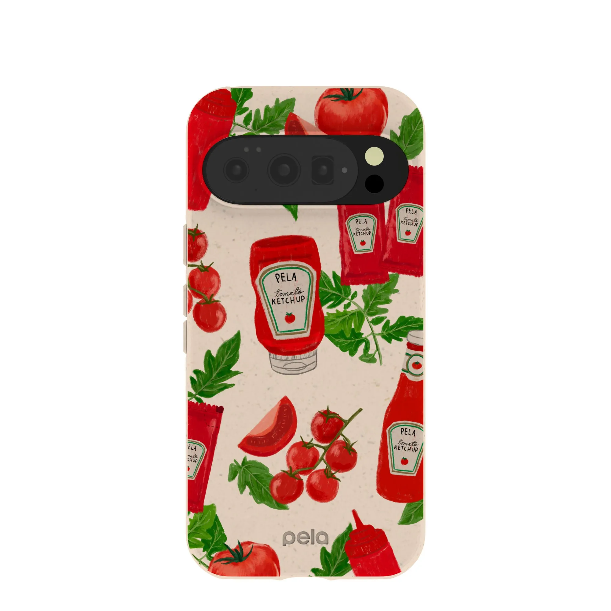 Seashell Ketchup Party Google Pixel 10/10 Pro Case Creative Pattern Rugged Frame Design