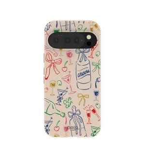 Seashell Midnight Toast Google Pixel 10/10 Pro Case Clear View Refined Craftsmanship