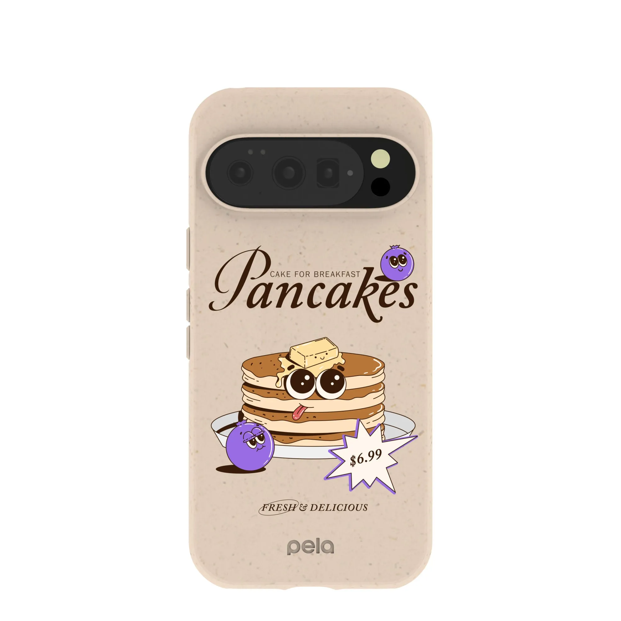 Seashell Pancake Time Google Pixel 10/10 Pro Case Matte Coating Finish Modern Grip Texture
