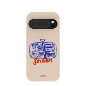 Seashell Sardines Google Pixel 10/10 Pro Case Sleek Appearance