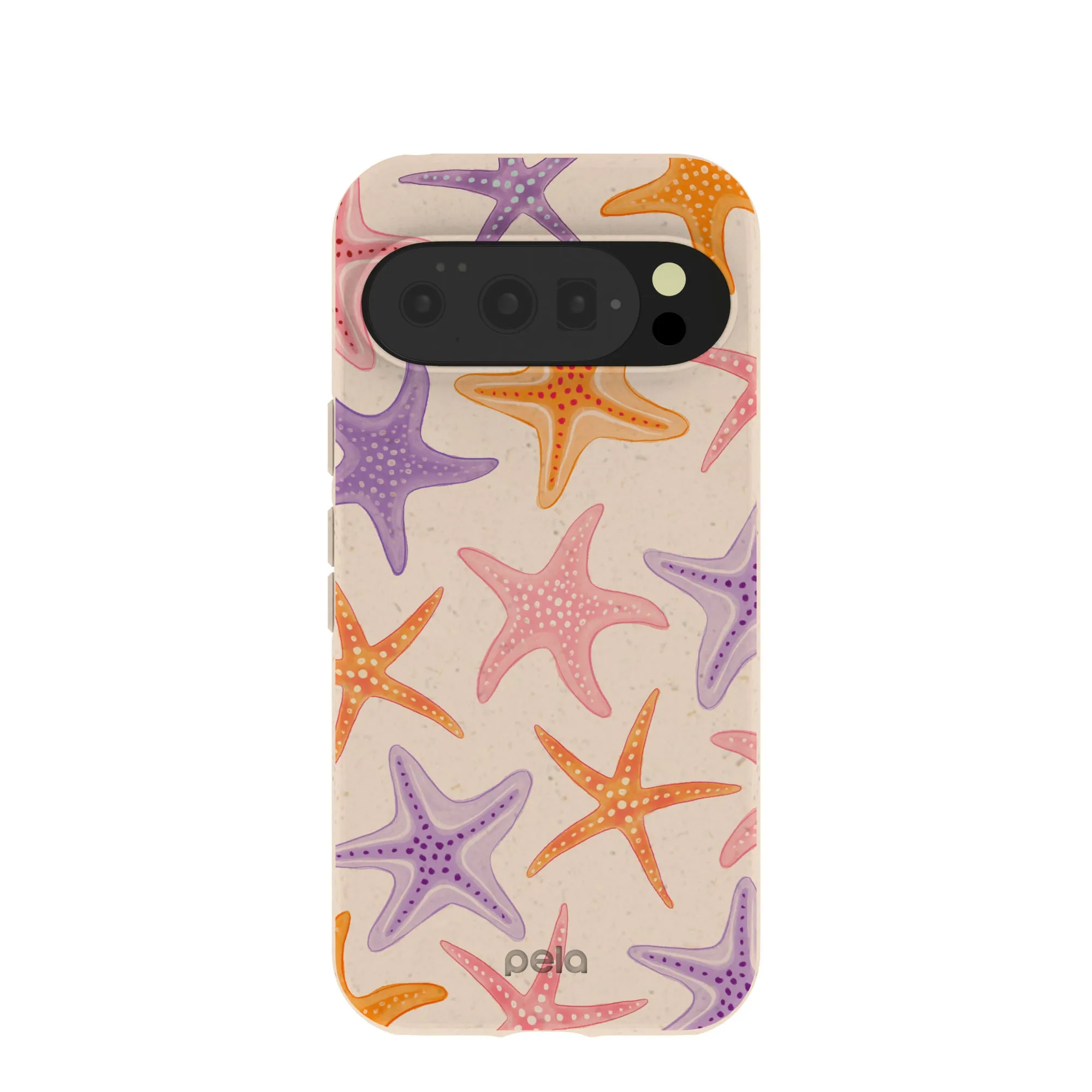 Hybrid Pattern Refined Shield Seashell Starfish Parade Google Pixel 10/10 Pro Case