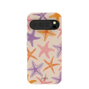 Hybrid Pattern Refined Shield Seashell Starfish Parade Google Pixel 10/10 Pro Case