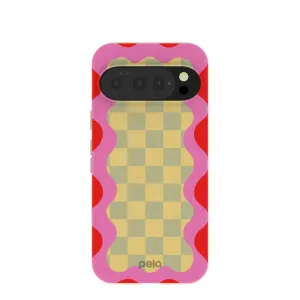 Comfort Layer Texture Seashell Warp Grid Google Pixel 10/10 Pro Case