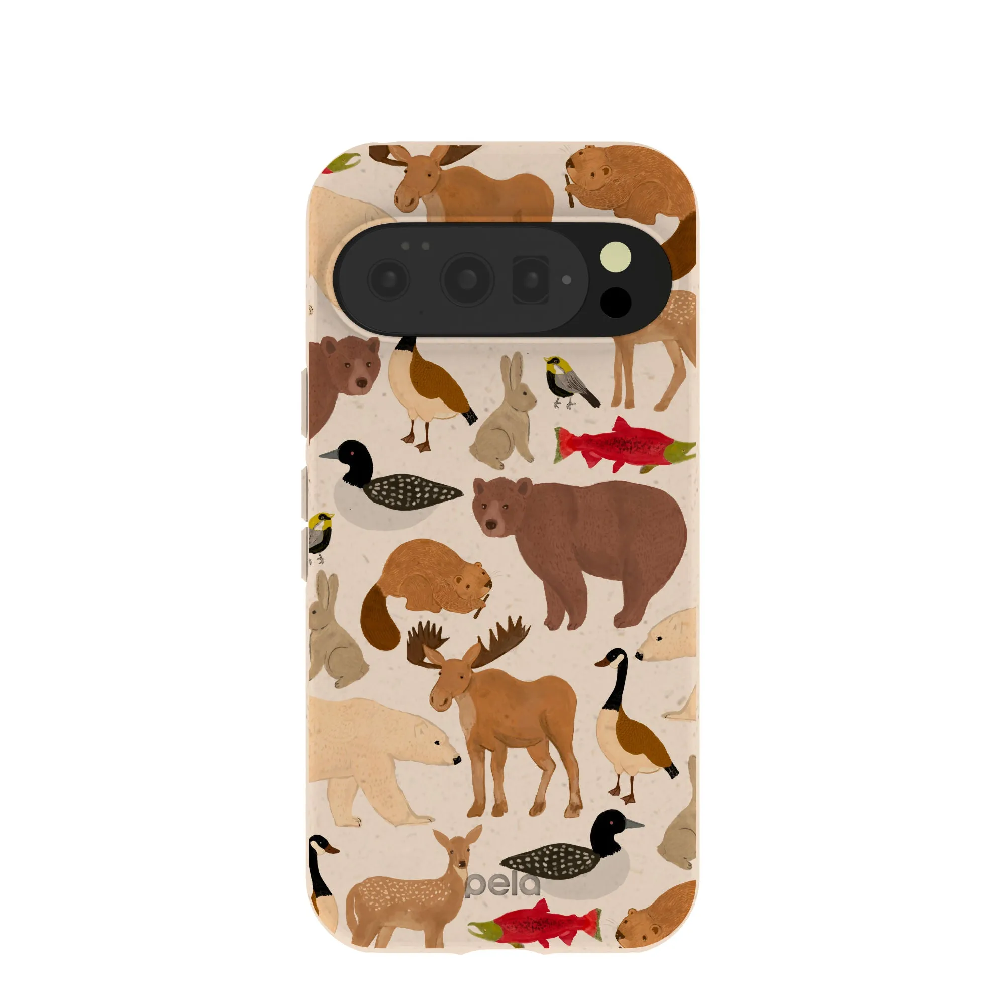 Protective Design Layer Hand Feel Seashell Wild Canada Google Pixel 10/10 Pro Case