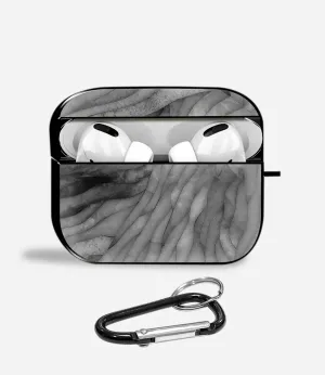 Shadow Wave Marble Aipods Glass Case everyday business companion