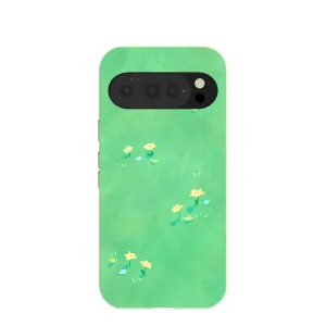 Protective Form Marble Pattern Sage Green Green Fields Google Pixel 10/10 Pro Case