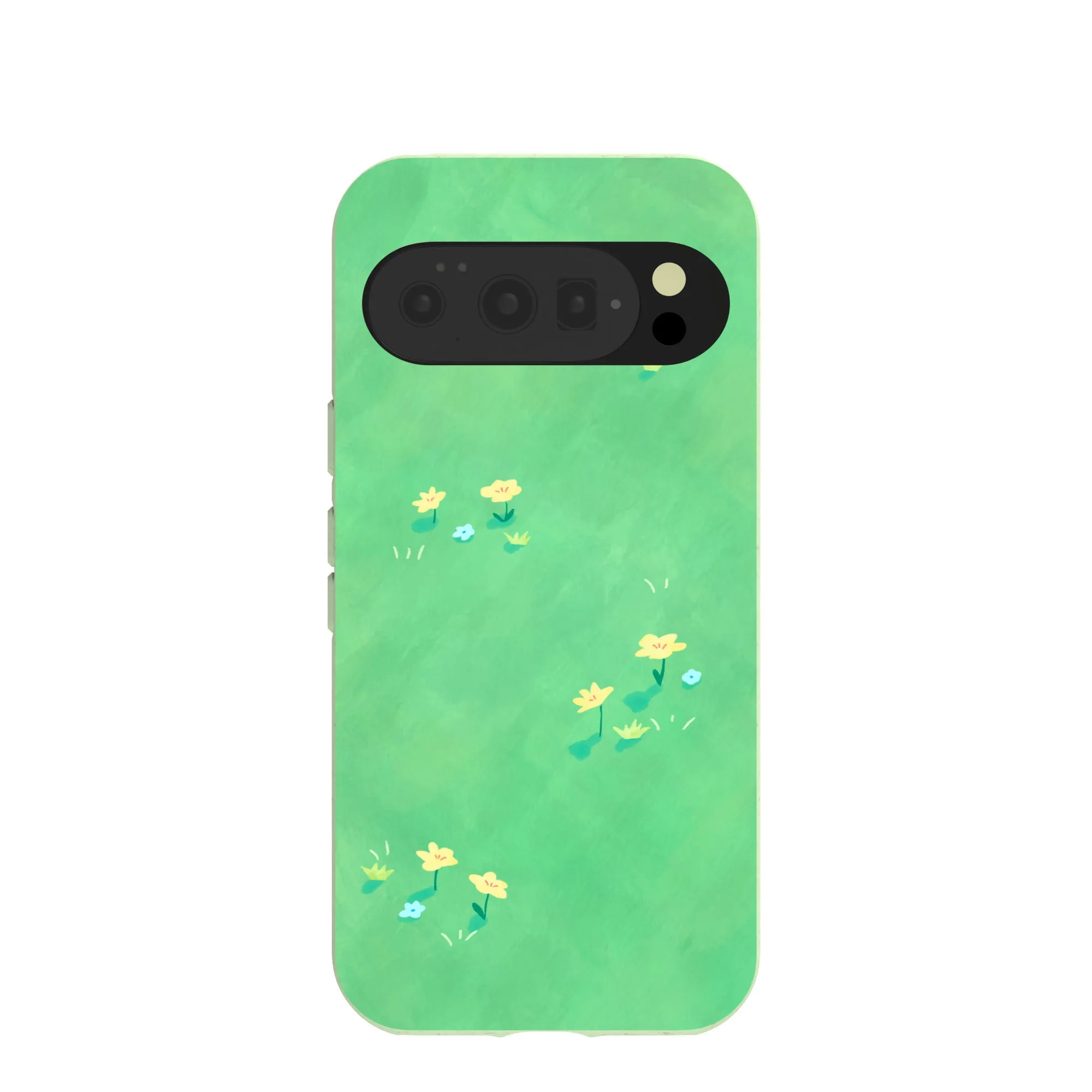 Protective Form Marble Pattern Sage Green Green Fields Google Pixel 10/10 Pro Case