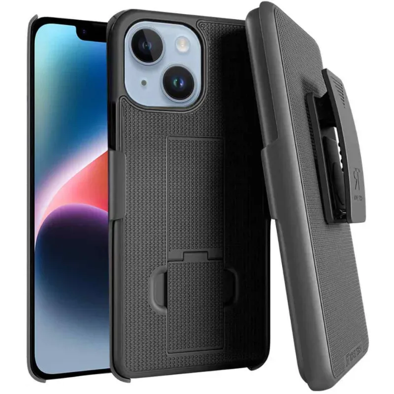 Car Accessory Lightweight Build Quality Apple iPhone 14 Plus Belt Clip Holster Phone Case