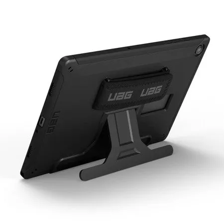 Scout Rugged Case with Kickstand Black for Samsung Galaxy Tab A9  Hybrid Pattern Texture Comfort Edge