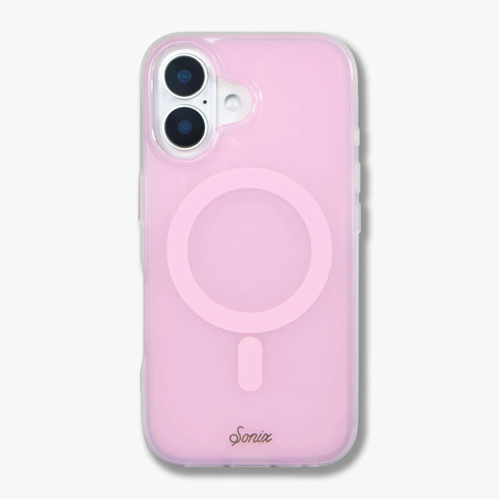 Jelly MagSafe? Compatible iPhone Case - Pink Fashion Accessory Minimal Look