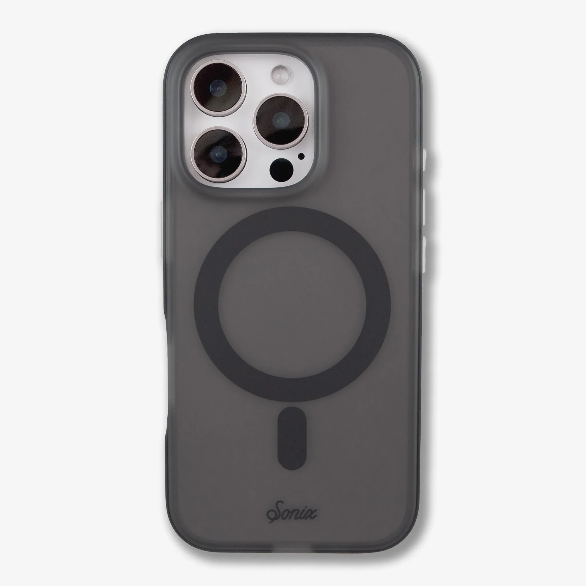 Frosted Matte MagSafe? Compatible iPhone Case - Black Office Accessory Durable Pattern Texture