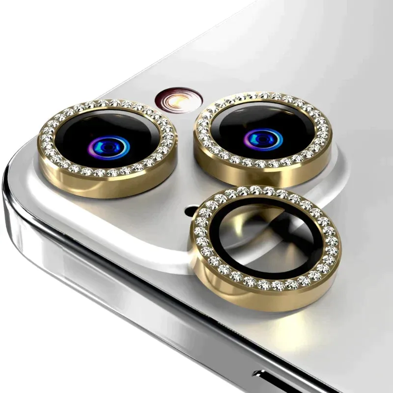 Polished Look Apple iPhone 15 Plus (2023) Camera Lens Protector Bling Diamond Lens