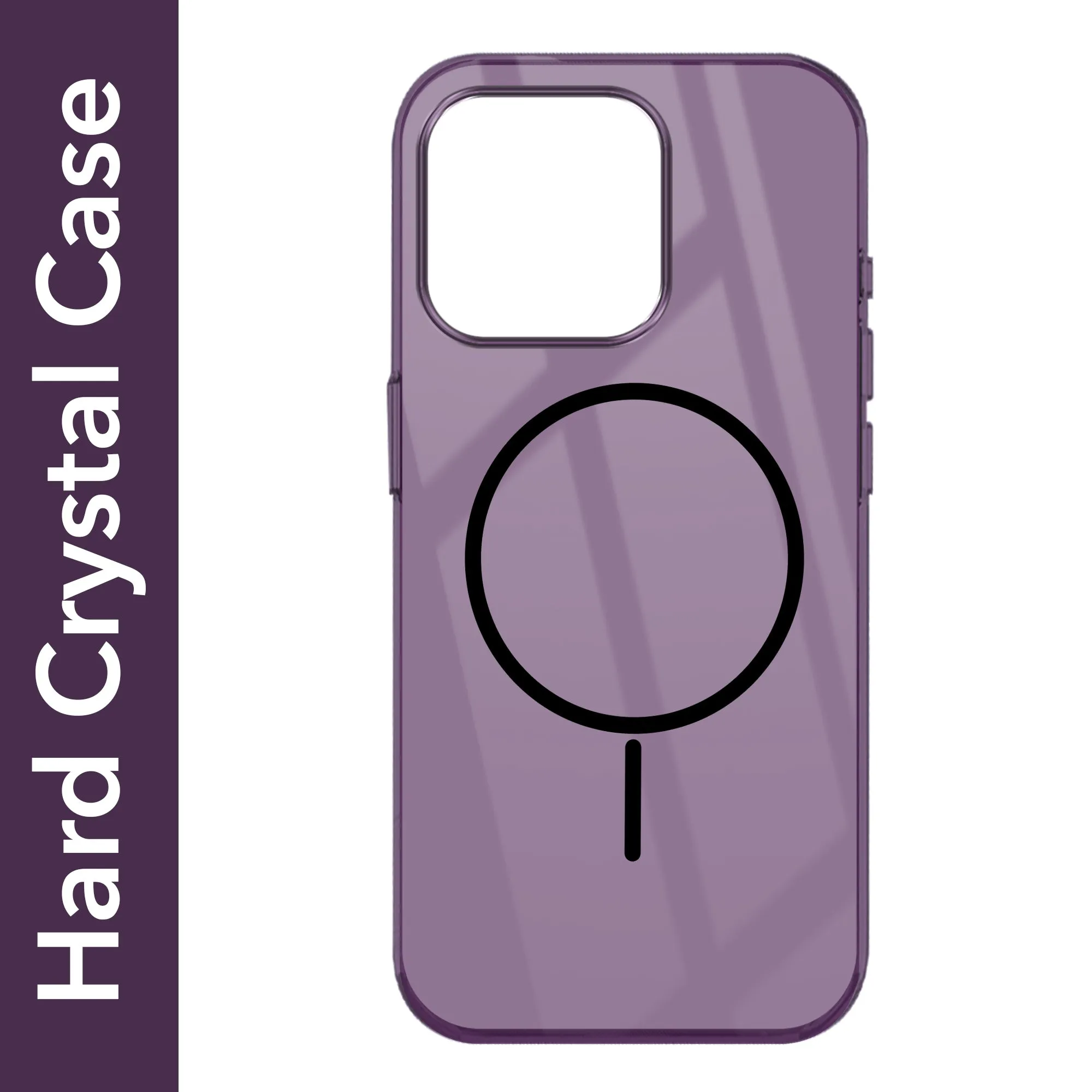 Full Coverage Protective Layering For Apple iPhone 15 Pro Back Cover Case (Crystal Clear Case | MagSafe Wireless Charging Support | Hard Anti Yellow | Camera Protection Bump)