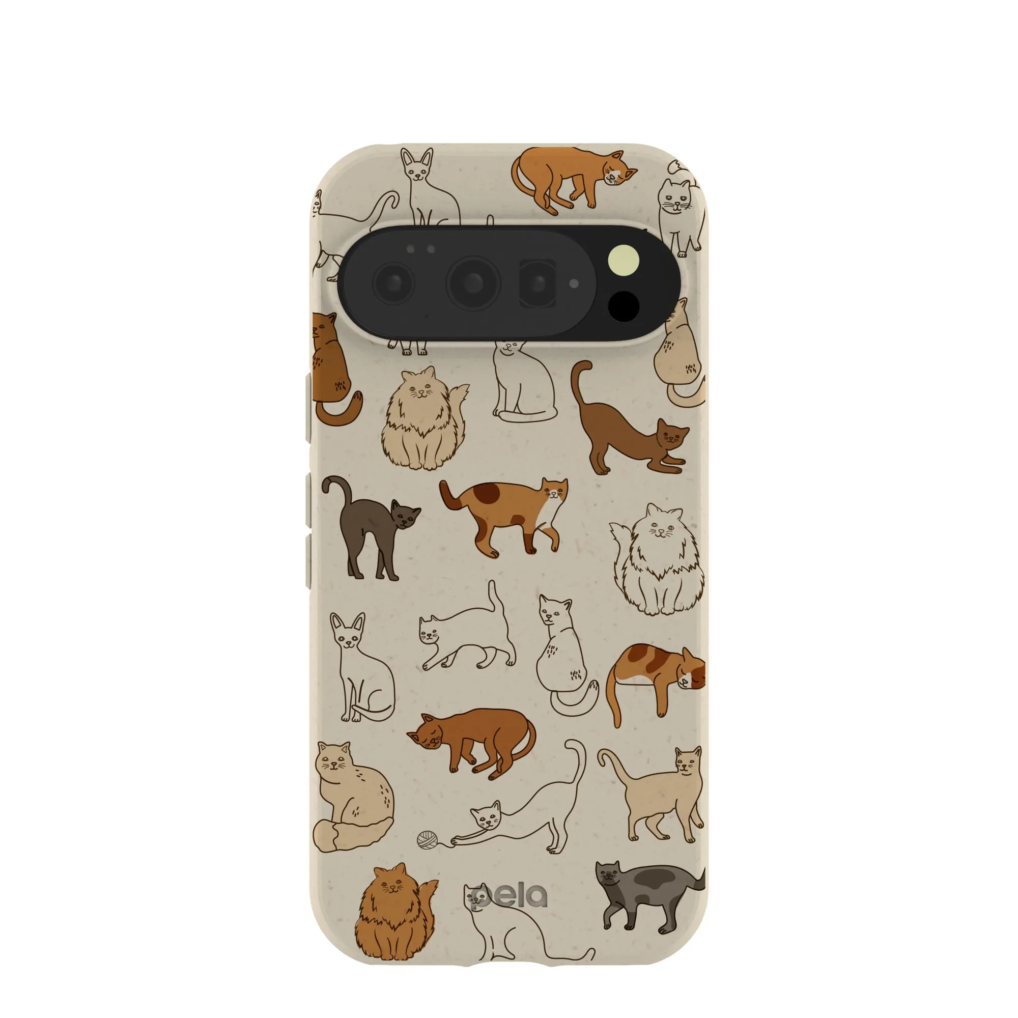 Color Gradient London Fog Kitty Cats Google Pixel 10/10 Pro Case