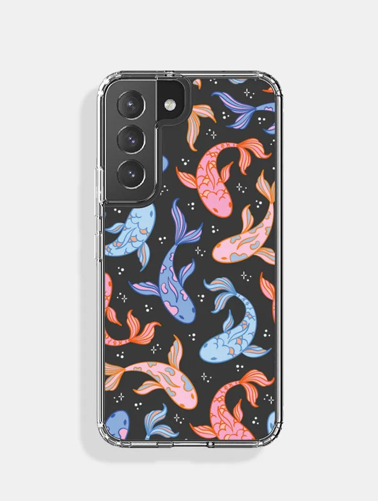 Custom Fit Durable Look Colourful Koi Fish Android Case