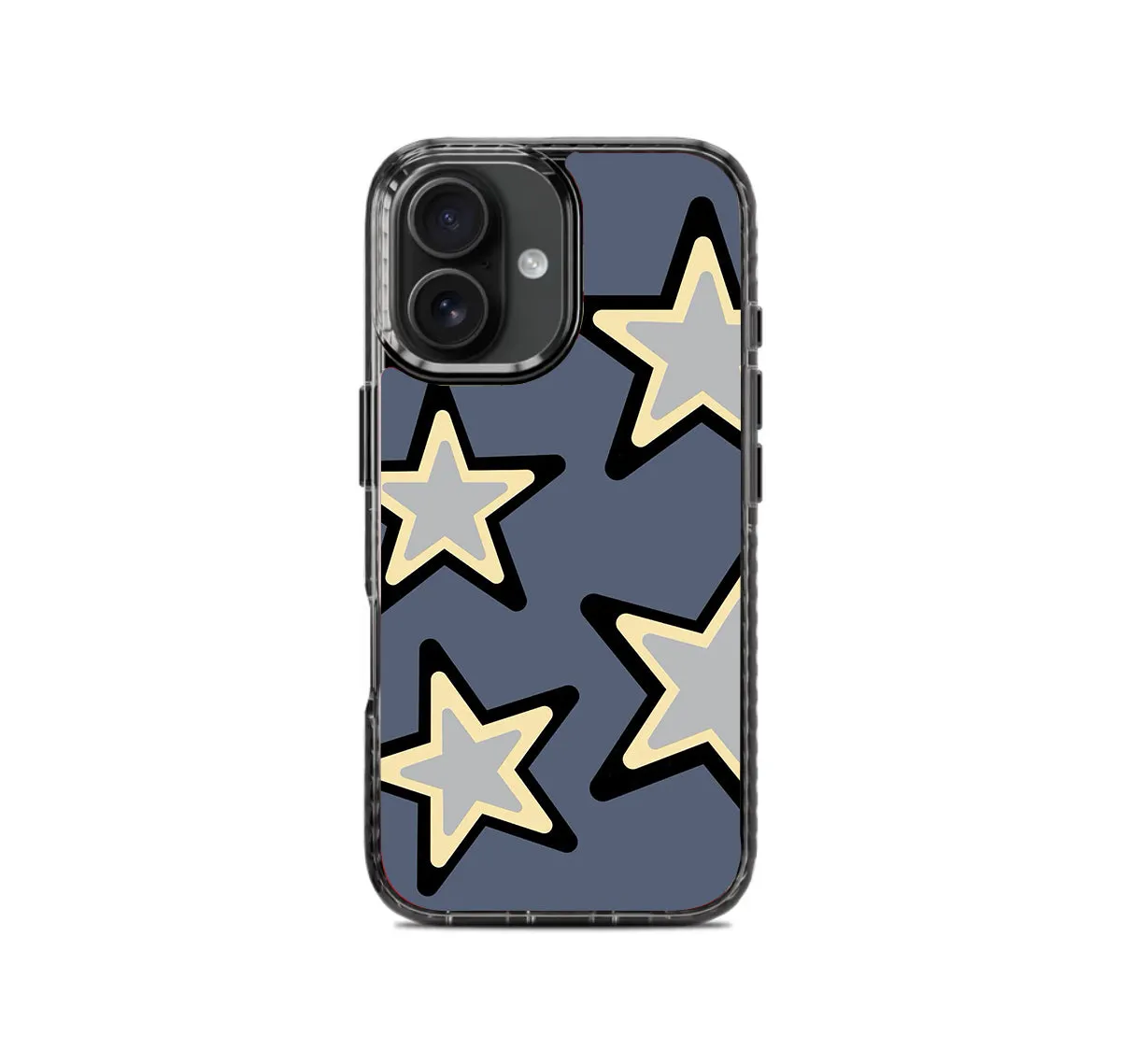 Rugged Finish 3D Effect Y2K Stars Pattern Stride 2.0 Phone Case Cover